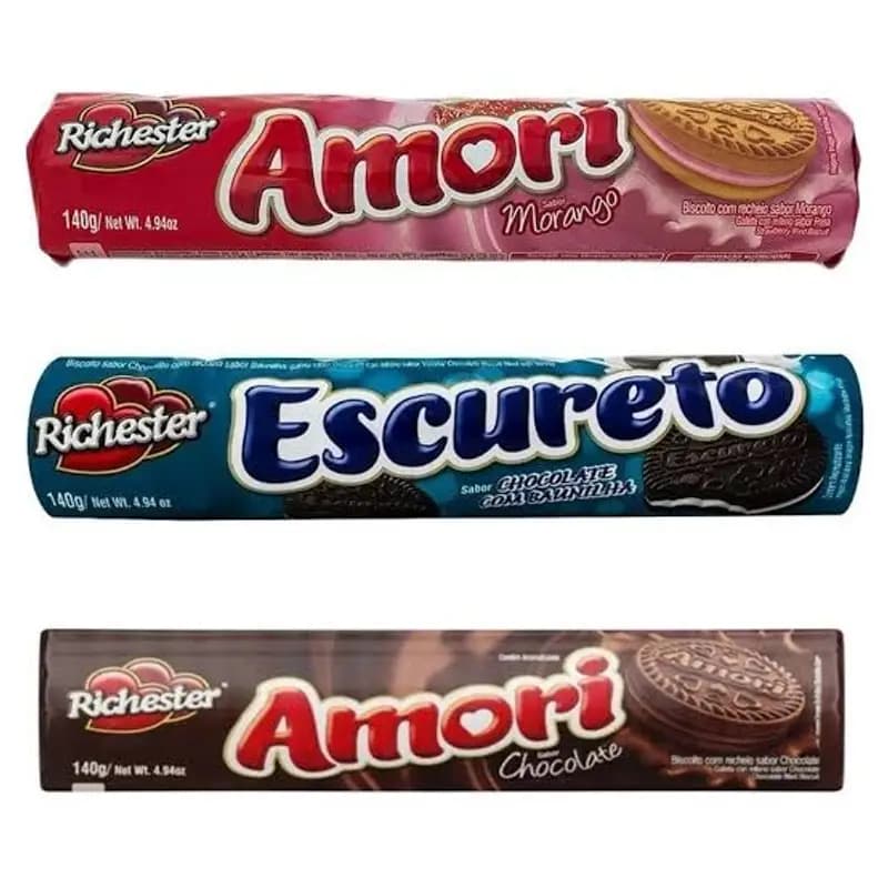 Biscoito recheado amori