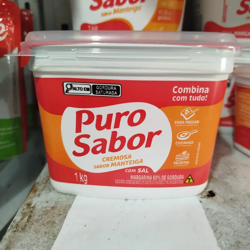 Manteiga puro sabor 1kg